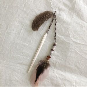 Handmade single earring